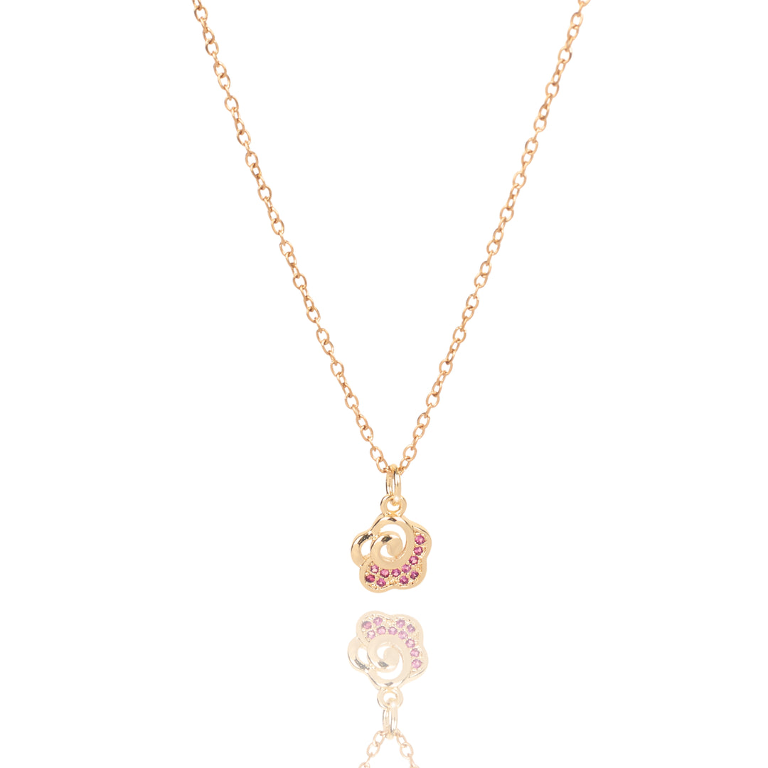 Rose Charm Necklace