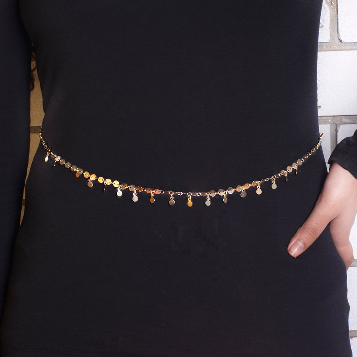 Sleek Curve Waist Chain