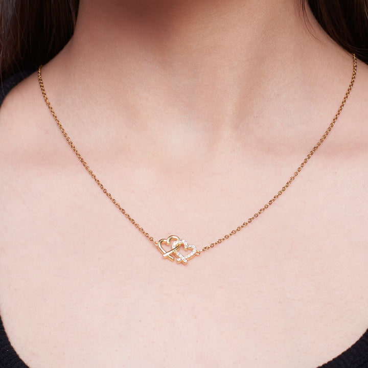 Linked Hearts Necklace