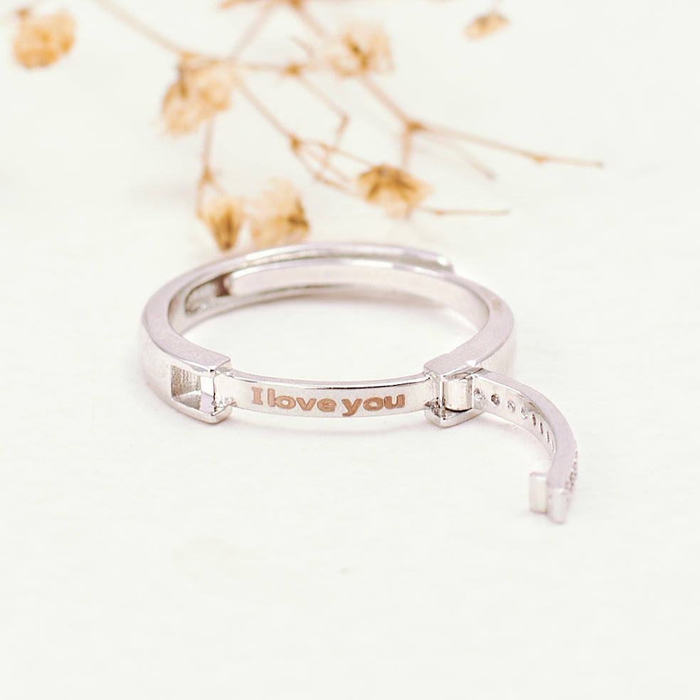 ILY Coded Couple Ring