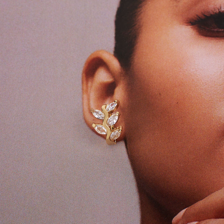 Zarnish Leaf Earrings