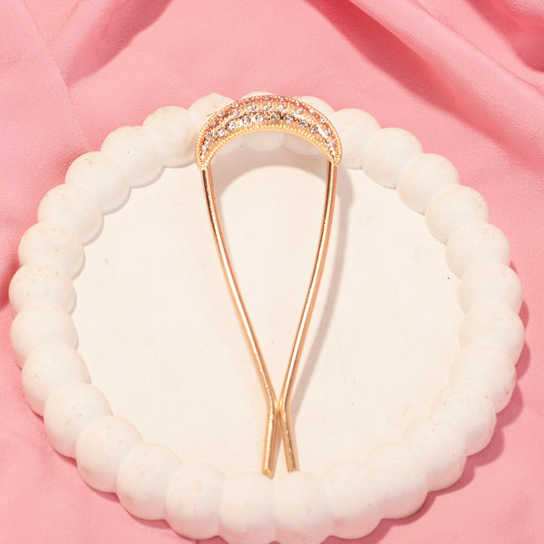 Sparkling moon Bun Pin