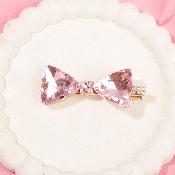 Crystal Bow Hair Pin