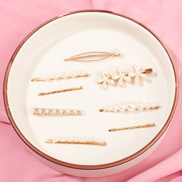 Set of 8 Bloom Shell Pins