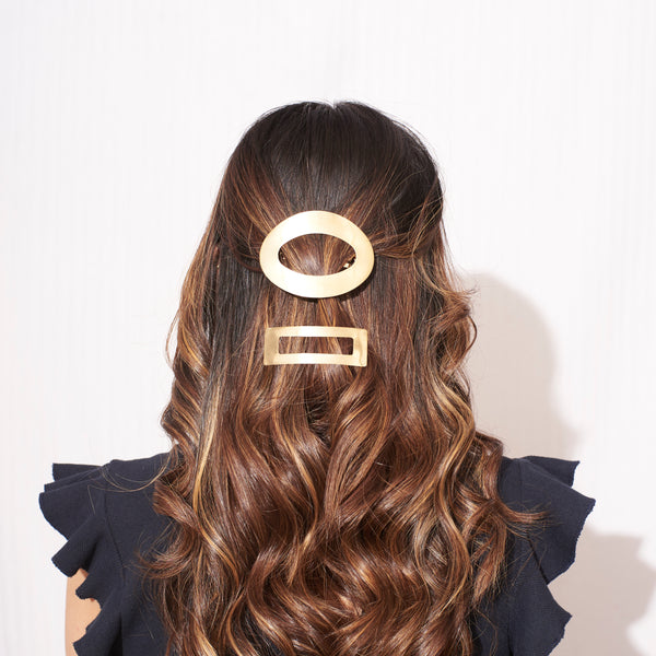 Set of 2 Golden Bold Pins