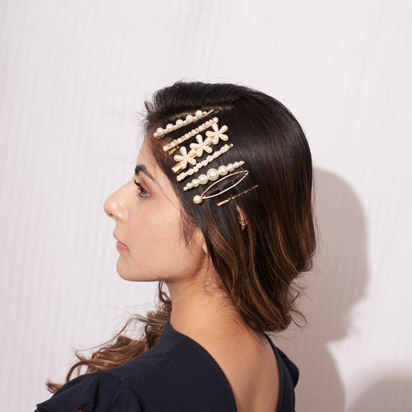 Set of 8 Bloom Shell Pins