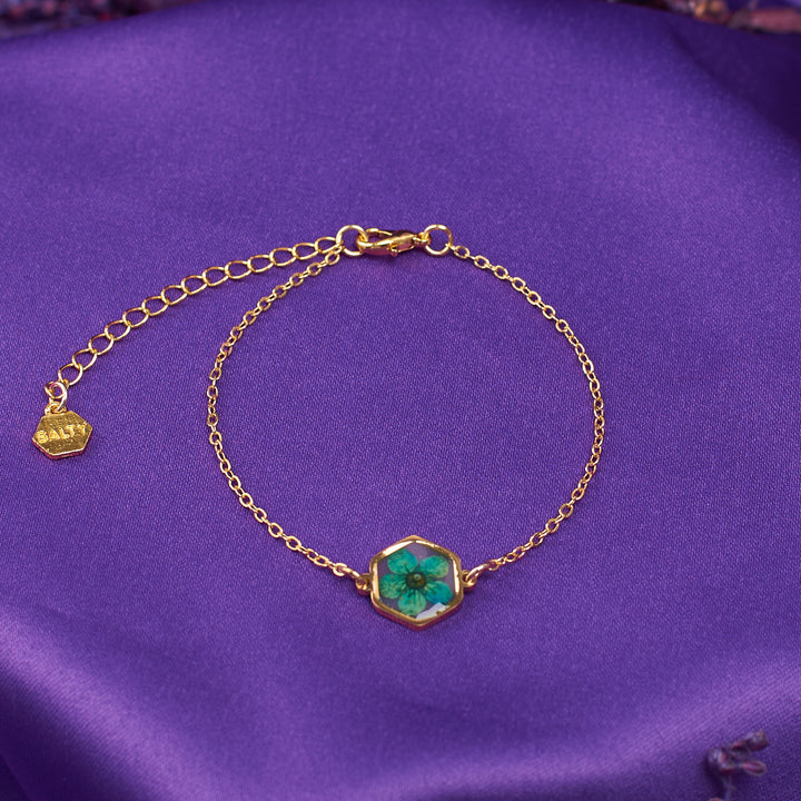 Aurora Resin Gold Bracelet