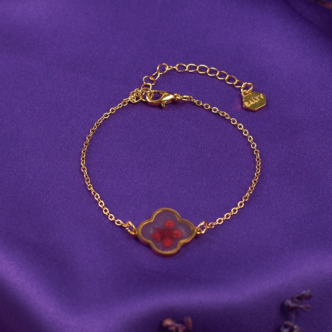 Tranquil Resin Gold Bracelet