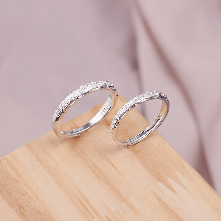 Soul Circle Shimmer Couple Ring