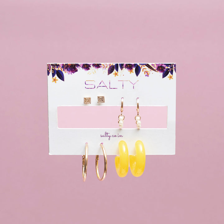 Set Of 4 Daylight Dream Earrings Set