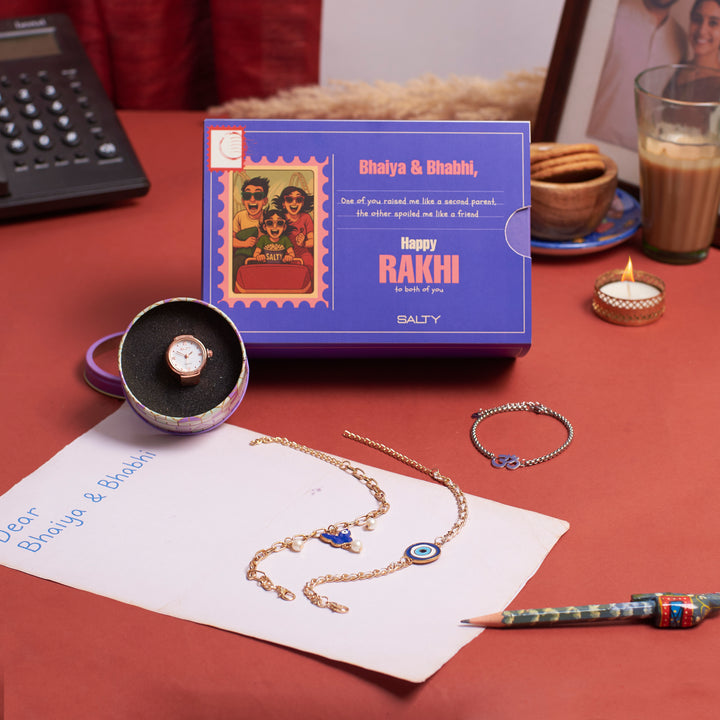 Unique Rakhi Gift Hamper for Bhaiya And Bhabhi