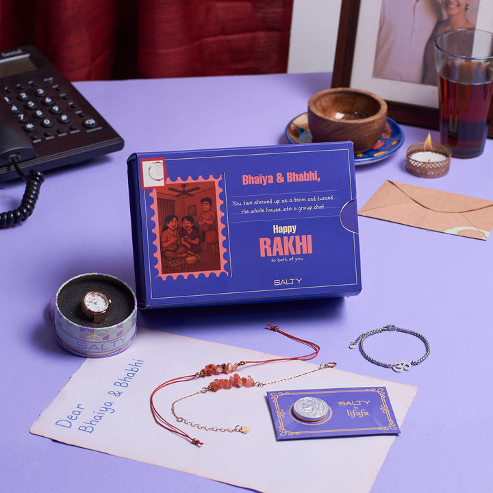 Unique Rakhi Gift Hamper for Bhaiya And Bhabhi