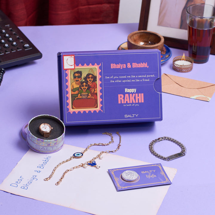 Unique Rakhi Gift Hamper for Bhaiya Bhabhi