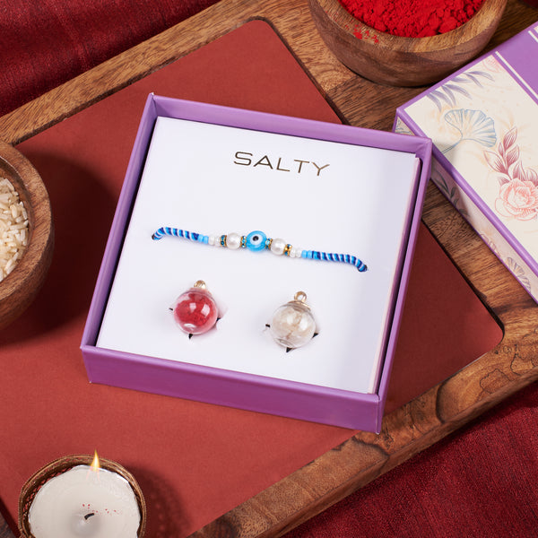 Classic Blue Evil Eye Rakhi