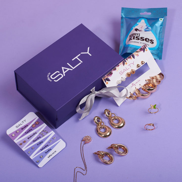 Token of Love Jewellery Gift Box for Her with Personalised Card