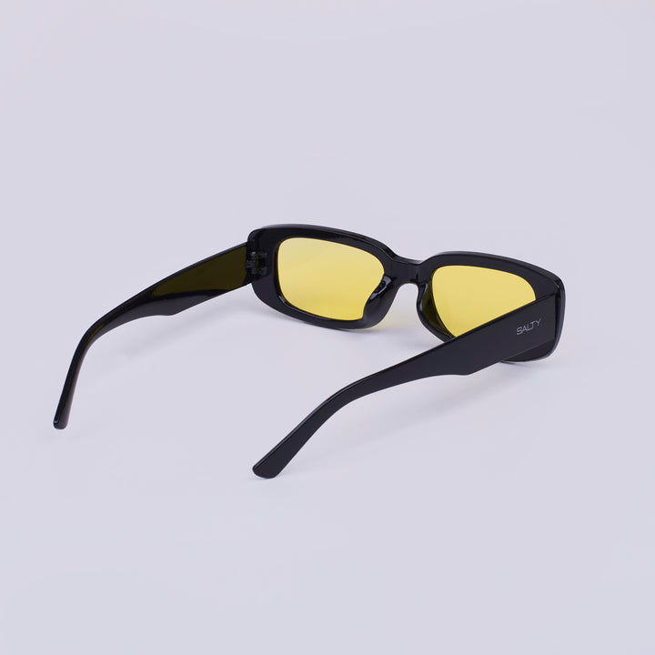 Bold Rectangular Night Driving Sunglasses
