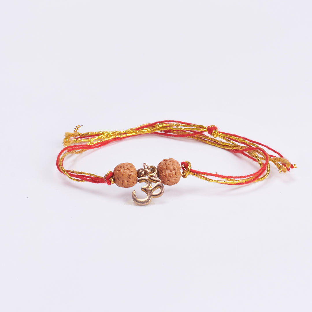 OM Rudraksha Rakhi