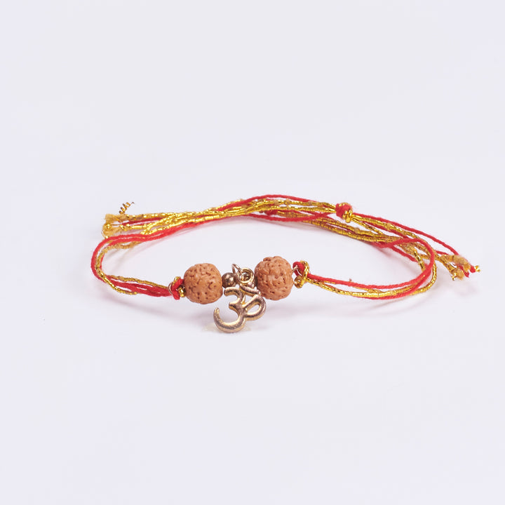 OM Rudraksha Rakhi