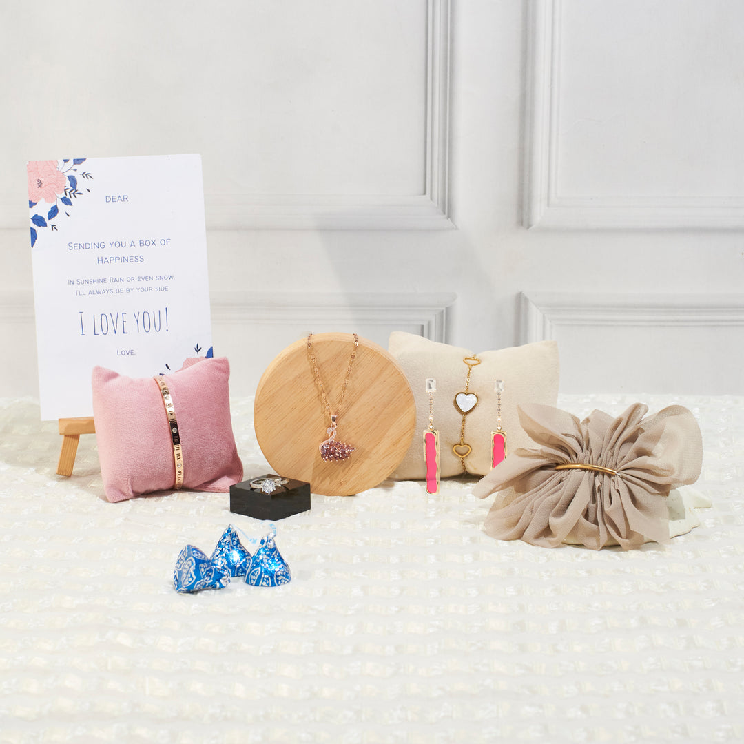 Lavish Lavender Birthday Jewellery Gift Box for Her