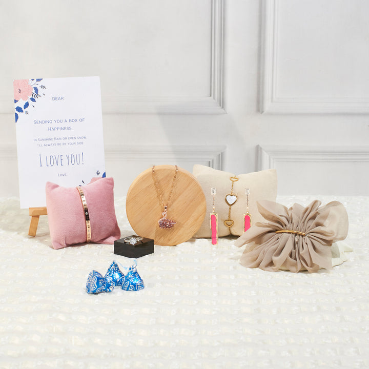 Lavish Lavender Birthday Jewellery Gift Box for Her