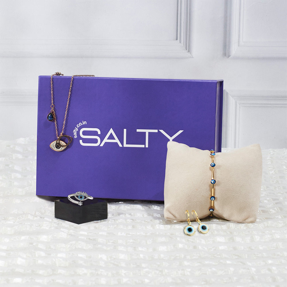 Luxury Jewellery Set Gift Hamper for Her with Personalised Card