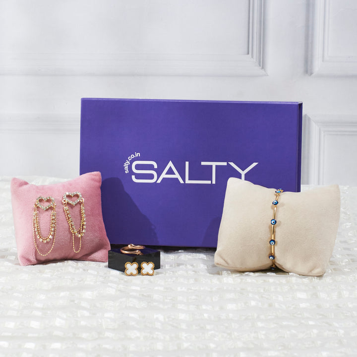 Luxury Jewellery Set Gift Box for Her with Personalised Card