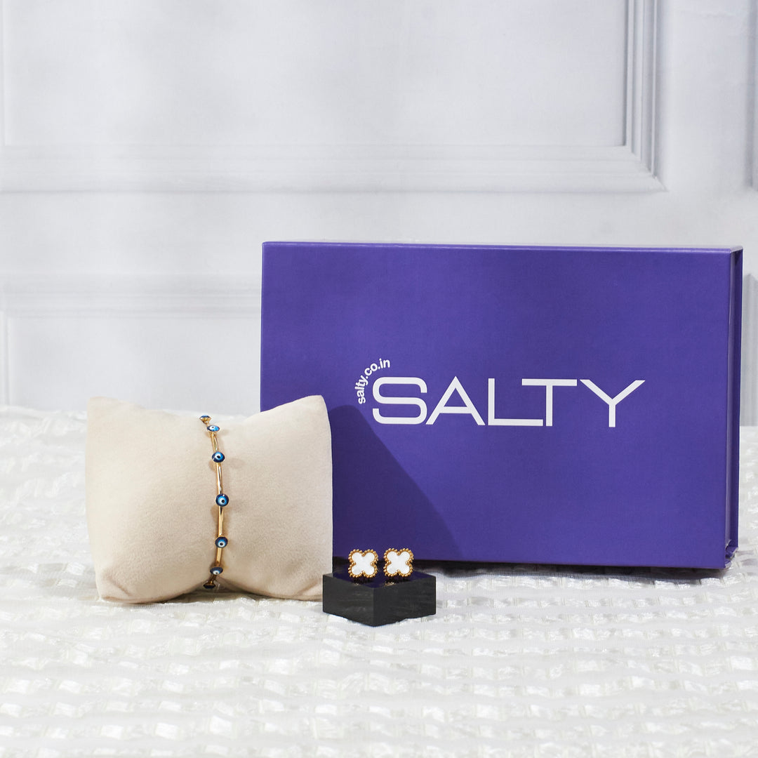 Luxury Jewellery Set Gift Box for Her with Personalised Card