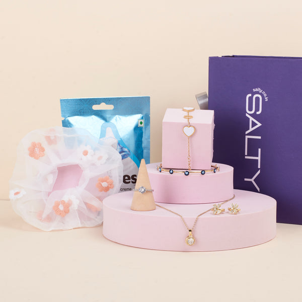 Lavish Lavender Jewellery Gift Box for Her