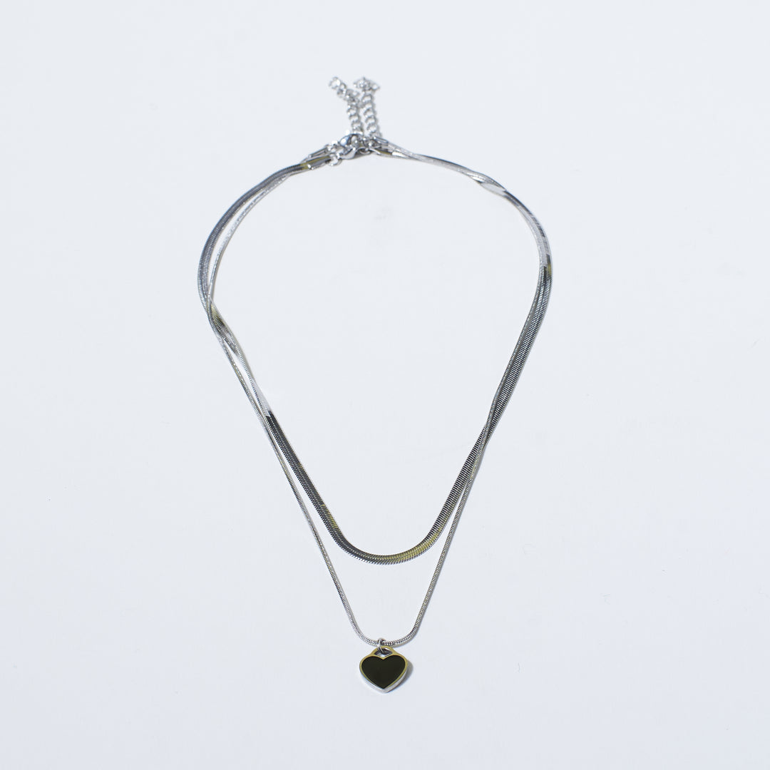 Love & Luster Layered Silver Chain Salty Alpha