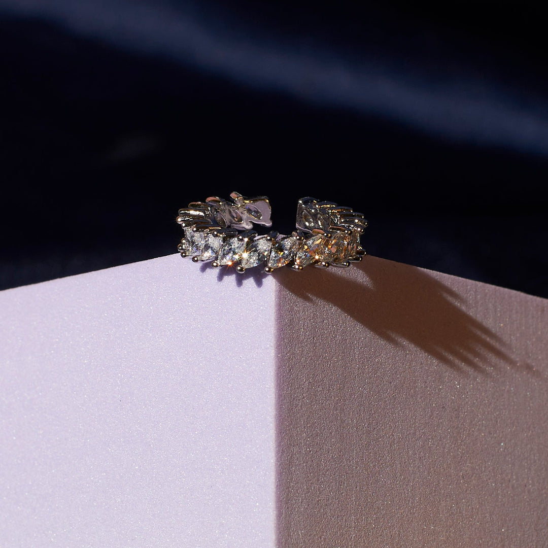 Minimal Tennis Diamond Ring - Salty Accessories