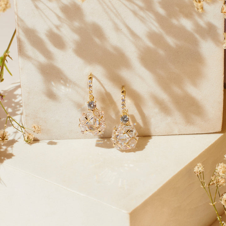 Diamond Tulip Twirl Earrings - Salty Accessories