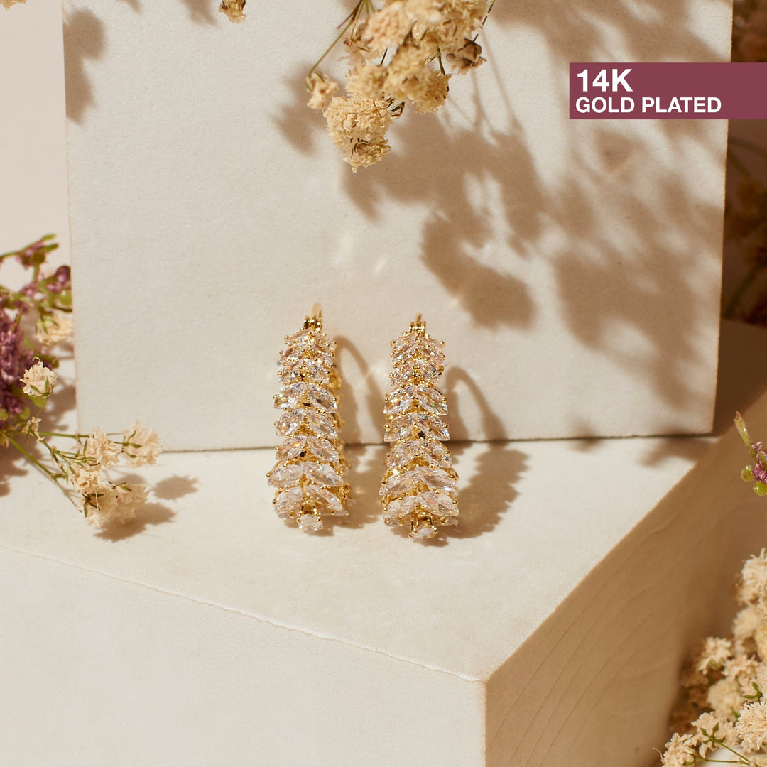 Eclat Chic Earrings - Golden - Salty Accessories