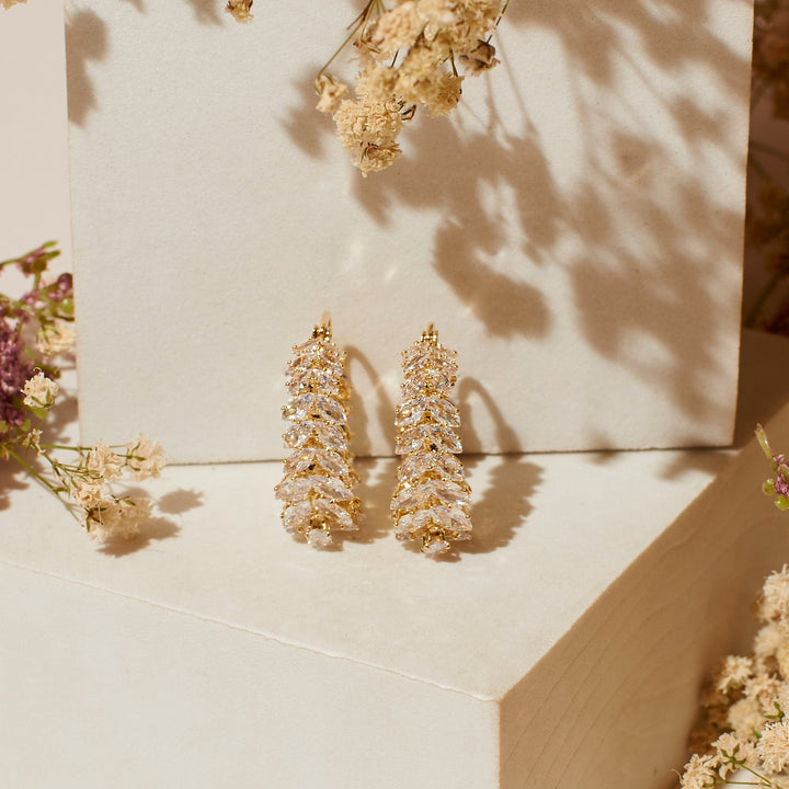 Eclat Chic Earrings - Golden - Salty Accessories