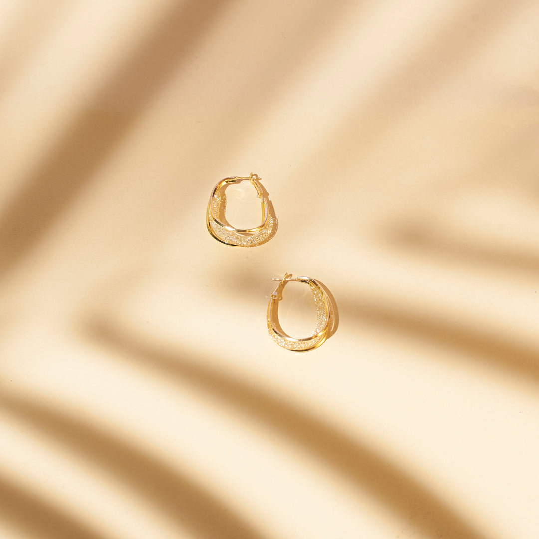 Disco Diva Golden Hoops - Salty Accessories