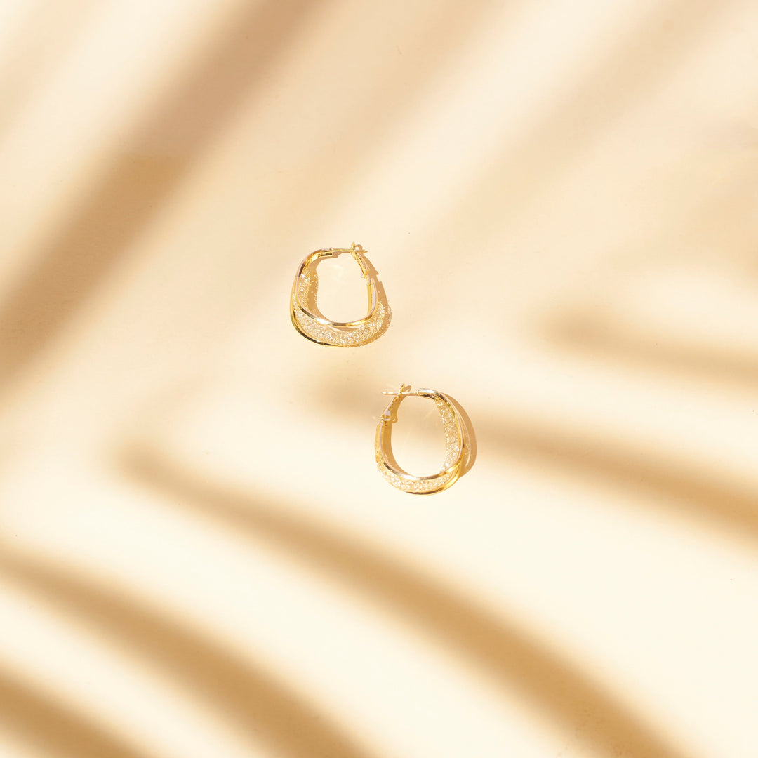 Disco Diva Golden Hoops - Salty Accessories