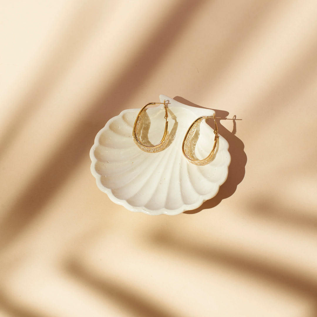 Disco Diva Golden Hoops - Salty Accessories