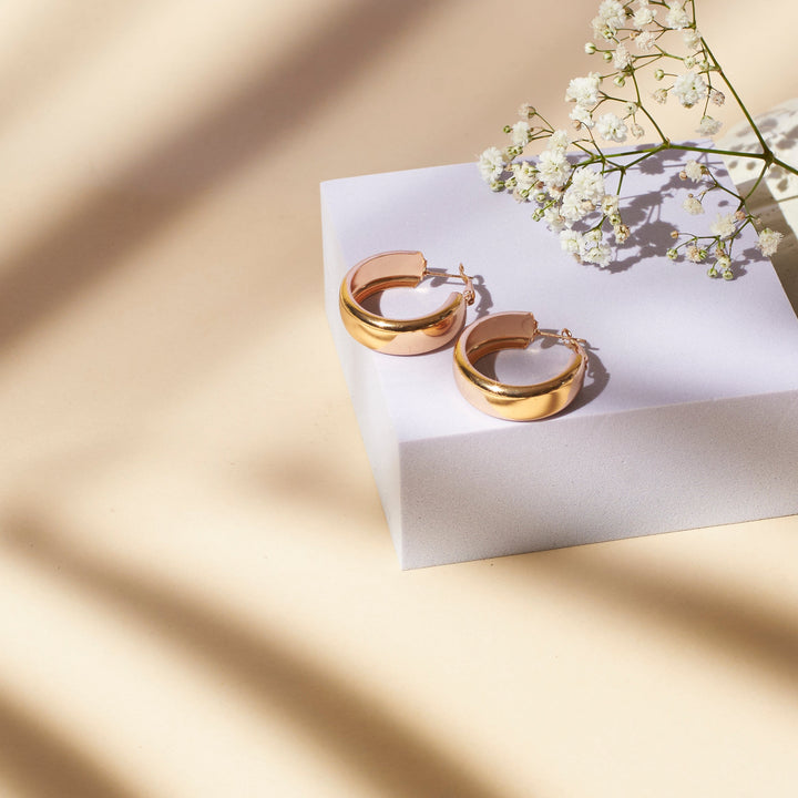 Zenith Golden Hoops - Salty Accessories