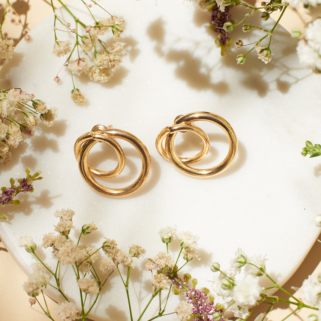 Pixie Golden Hoops - Salty Accessories