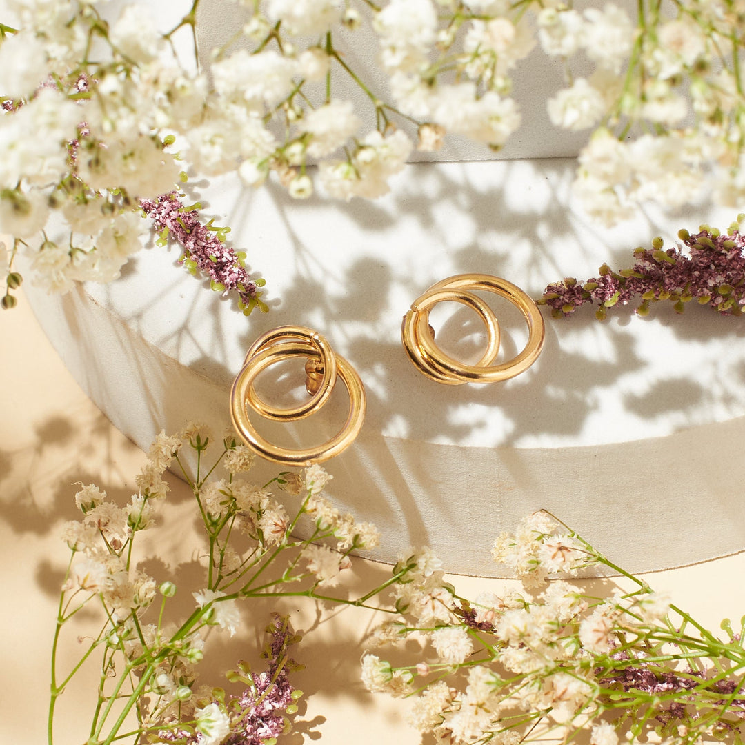 Pixie Golden Hoops - Salty Accessories