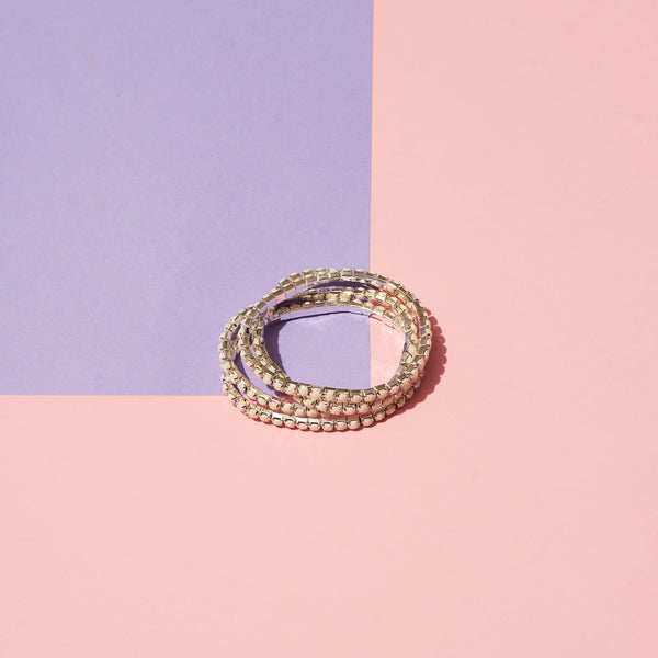 Set of 4 Subtle Shades Stretchable Band