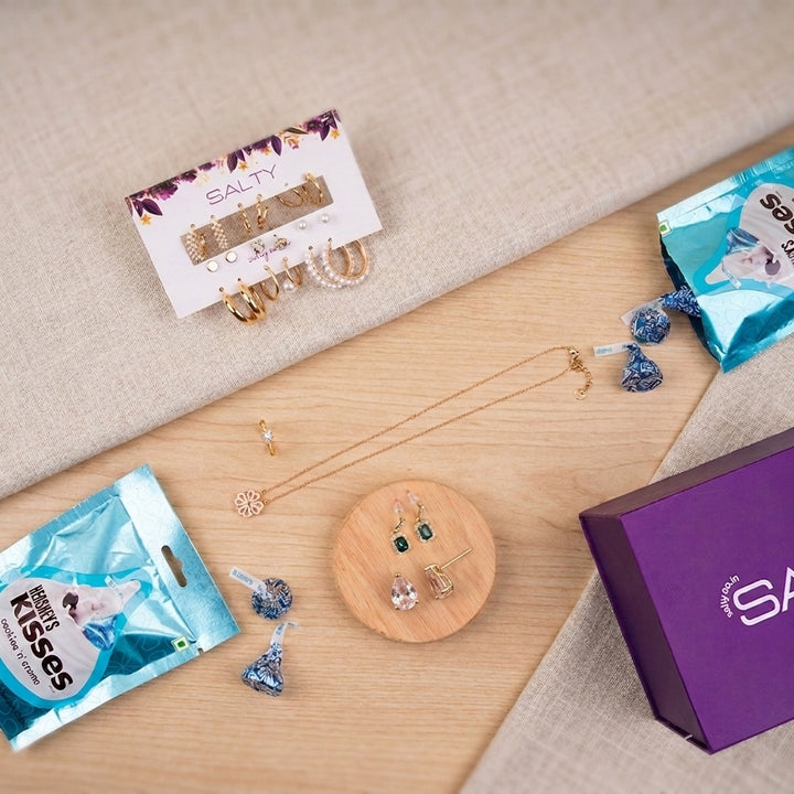 Luxury Jewellery Set Gift Hamper for Her with Personalised Card