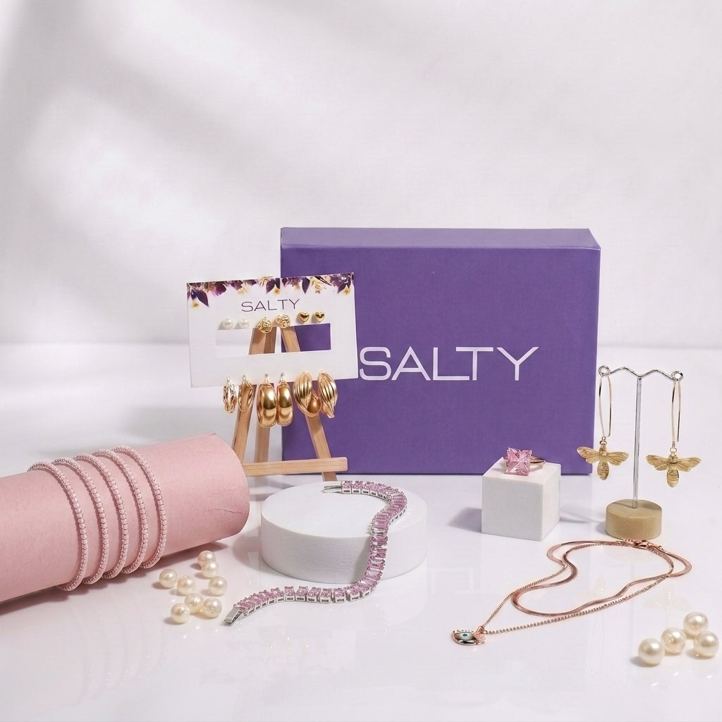 Lavish Lavender Jewellery Gift Box for Her