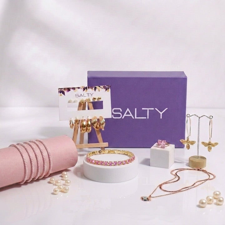 Lavish Lavender Jewellery Gift Box for Her