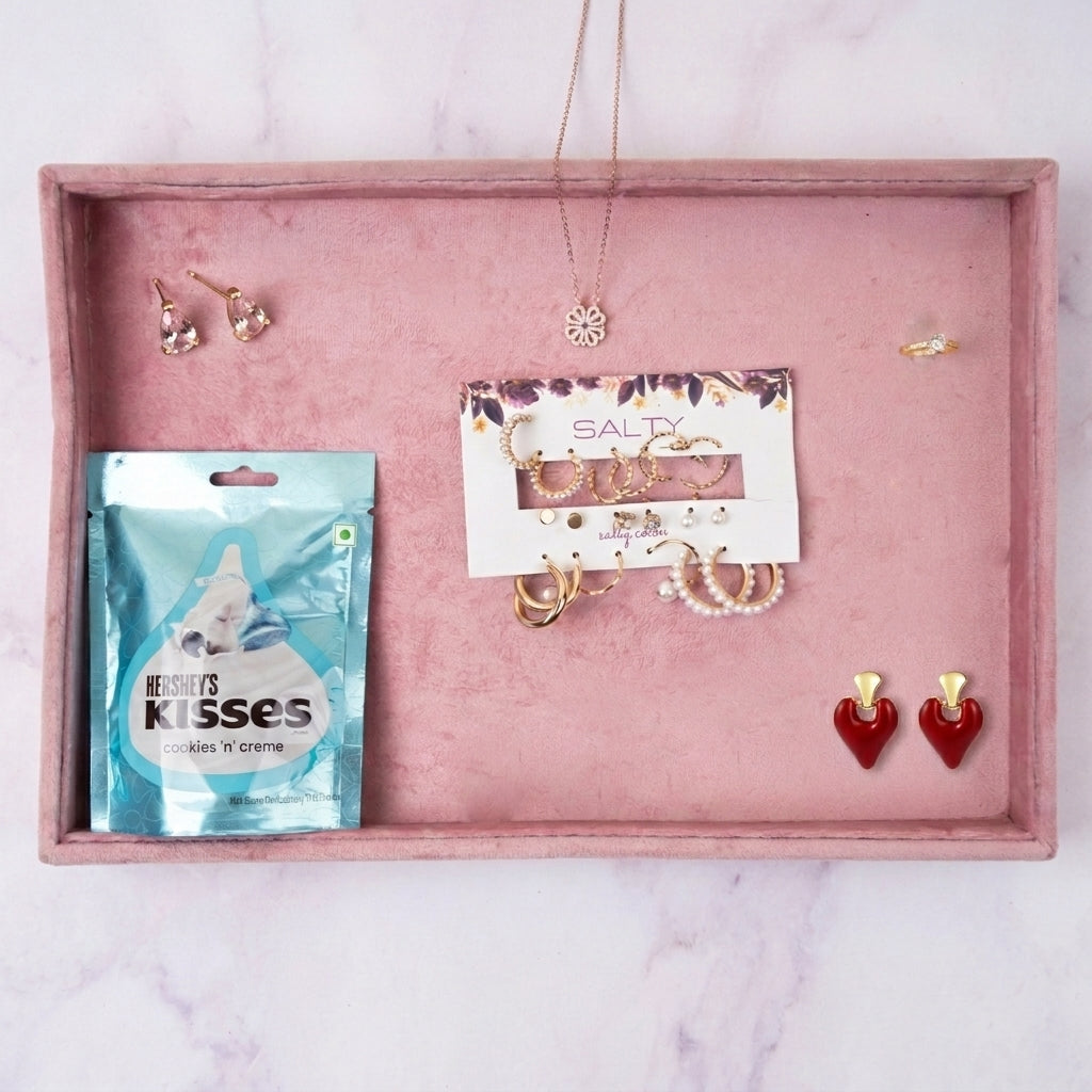 Luxury Jewellery Set Gift Hamper for Her with Personalised Card