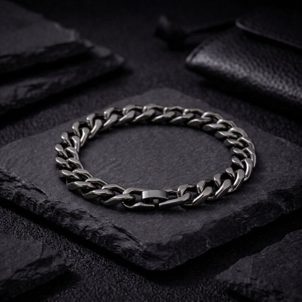 Hades Classic Black Thick Bracelet | Salty – Salty Accessories