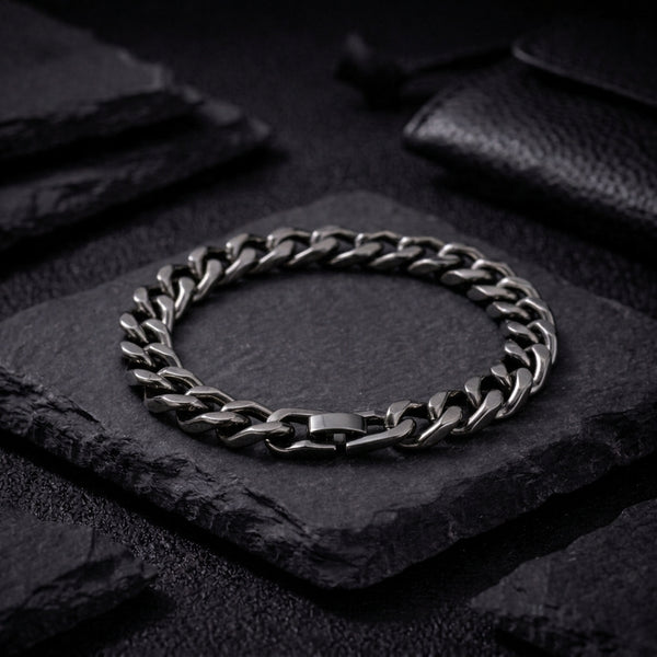 Hades Classic Black Thick Bracelet