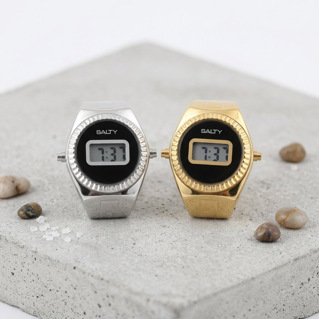 The Trouble and The Sass Watch Rings for Couple