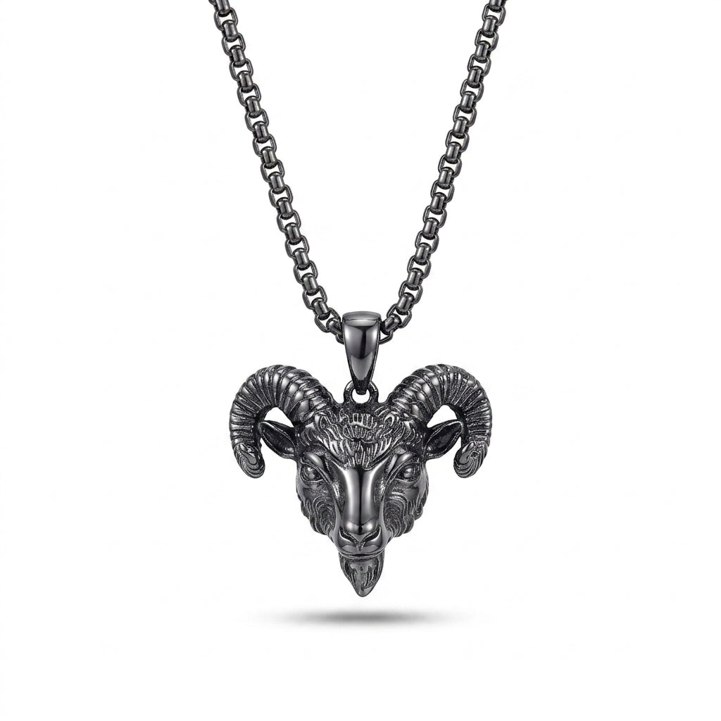 Aries Zodiac Pendant Necklace | Salty