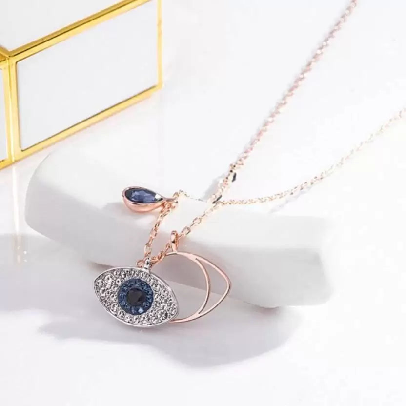 Sapphire Evil eye Necklace Salty