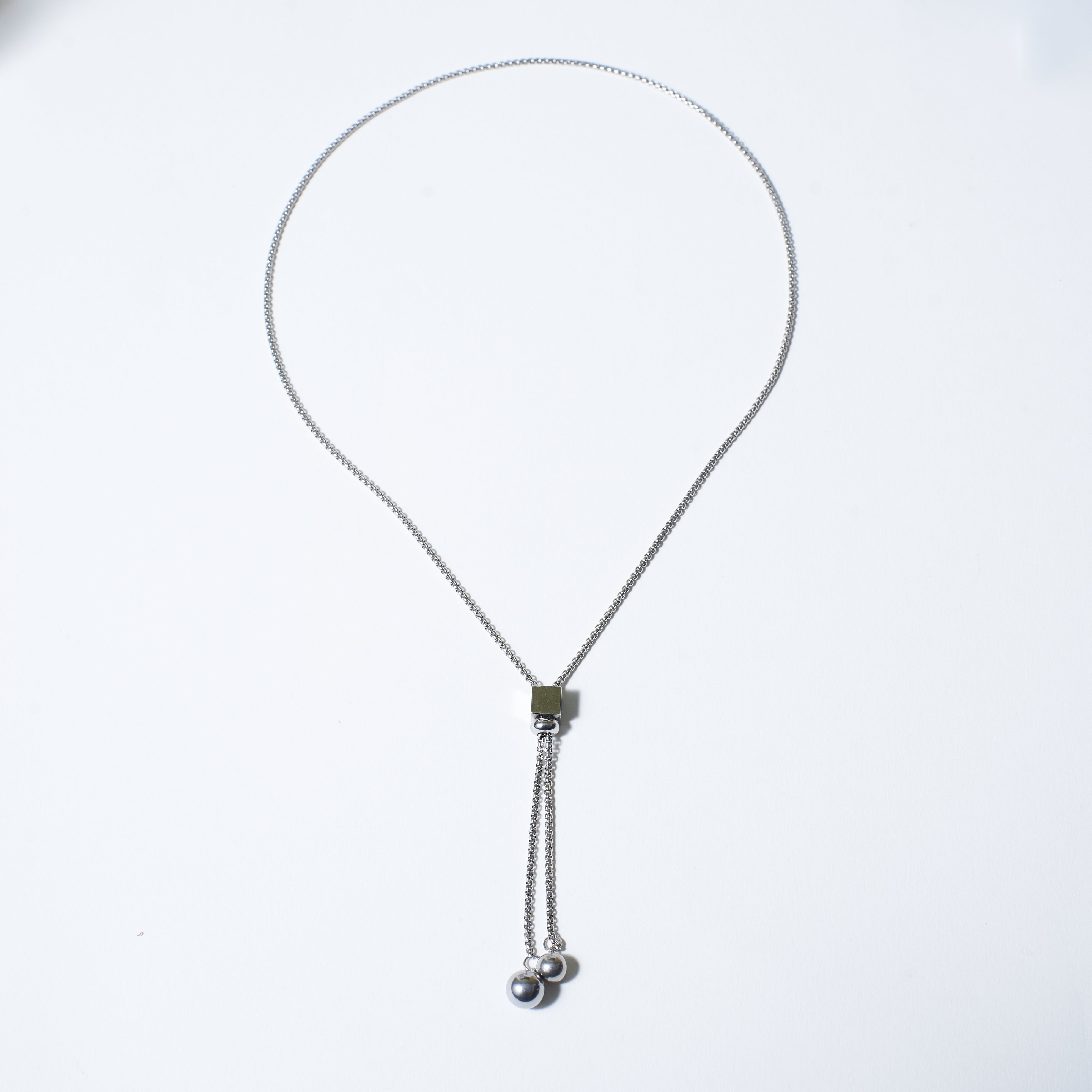 Gold outlet silver color chain tassel necklace